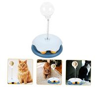 GANAZONO Interactive Cat Teaser Toy Food Dispenser Fun Spring Toy for Indoor Cats Engaging Iq Training and Foraging for Snacks