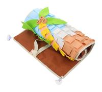 GANAZONO Interactive Dog Snuffle Mat Coconut Tree Pattern for Slow Feeding Training Anti-gulping Pet Sniffing Mat with Sucker for Cognitive Stimulation and Positive Behavior Development