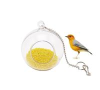 GANAZONO Interactive Hanging Foraging Ball Toy Educational Bird Feeder for Parrots Cockatiels Conures Preventing Boredom Encouraging Natural Foraging Behavior