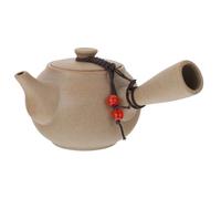 GANAZONO Japanese Side Handle Teapot 6 Inch Ceramic Kyusu Pot for Traditional Tea Brewing at Home and Restaurant