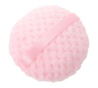 GANAZONO Large Powder Puff for Face and Body Plush Material with Optimal Powder Utilization and Speedy Makeup Application, Washable Pink Applicator for Makeup Kit and Beauty Scenarios