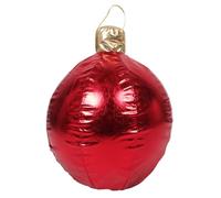 GANAZONO Large PVC Inflatable Christmas Ball Decoration Outdoor Holiday Ornament for Parties Festive Seasonal Display Weather-resistant Eye-catching Red with Hat
