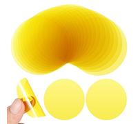 GANAZONO LED Track and Pendant Lighting Gel Filters 20pcs 50mm Round PET Warm Light Conversion Film for Office and Photo Studio