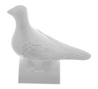 GANAZONO Lightweight Faux Pigeon Ornament for Roof Decoration Traditional Chinese Style Plastic Bird Figurine Elegant Garden and Home Architectural Roof Decor Easy Maintenance