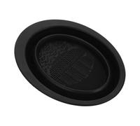 GANAZONO Makeup Brush Cleaning Bowl and Silicone Scrubber Pad Black Cosmetic Brush Cleaner Rinsing Mat for Professional Makeup Artists and Personal Use