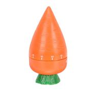GANAZONO Mechanical Cooking Timer in Carrot Shape with Abs Material and Easy Operation, Versatile Use for Kitchen Cooking and Baking, Cute Kitchen Gadget for Precise 60 Minutes Countdown