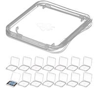 GANAZONO Memory Storage Case 100Pcs Lightweight Plastic Card Holder for Photography and Data Protection