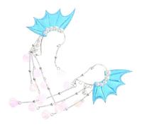 GANAZONO Mermaid Ear for Little Dual-purpose Hair Accessories and Earrings Princess-themed Clips for Birthday and Dress Up Parties