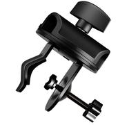 GANAZONO Microphone Arm Mount Clamp Handheld Microphones Recording Studios and Speeches for Ergonomic Knob 360 Degree Rotation with 15mm Metal Desk Mount Clip, Suitable
