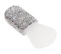 GANAZONO Mini Silicone Face Mask Applicator Brush with Rhinestone Handle Professional Skincare Mask Brush and Eye Serum Application Smooth Makeup and Lotion Tool for Women