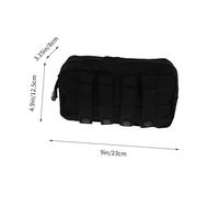 GANAZONO Molle Vest Hanging Bag Tactical Outdoor Emergency Medical Storage Pouch with Zipper Oxford Cloth Sports Organizer for Running and Travel