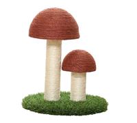GANAZONO Mushroom-shaped Cat Scratching Post Toy Sisal Board Scratch Pad for Indoor Cats Fun Interactive Scratch Toy to Save Furniture Creative Design Offers Play Exercise