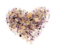 GANAZONO Natural Fluorite Crystal Gravel Stone for Fish Tank Home Decor 200g Sturdy Drainage Improvement Aquarium Terrarium Supplies