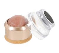 GANAZONO Natural Salt Ball Massage Roller Handheld Massager for Neck Shoulder Back Muscle Relief Tool with Himalayan Salt Portable Deep Tissue Massager for Home Gym Travel