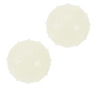GANAZONO Non-Toxic Rubber Glow in the Dark Dog Balls 2Pcs, Small 5Cm Interactive Chew Suitable for Puppies and Medium Dogs