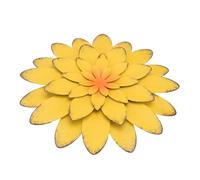 GANAZONO Nordic Style Iron Craft Flower Wall Decor Delicate Hanging Indoor Wall Ornament for Living Bar Restaurant Decoration and Artistic with Fine Workmanship