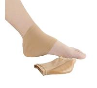 GANAZONO Nylon Gel Heel Socks Moisturizing Heel Protector Sleeves for Cracked Skin Care Flesh Color Durable Medical Grade Comfortable Fit for Plantar Relief Breathable Design for Men and