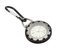 GANAZONO Outdoor Camping Fob Watch for Climbing with Fluorescent Large Arabic Numerals Display, Easy to Read Stainless Steel and Alloy Portable Backpacker Accessory Random Color