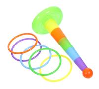 GANAZONO Parrot Toss Ring Game Interactive Training for Parrots Encourages Mental and Physical Activity Random Color for Bird Exercise and Intelligence Development Random Color