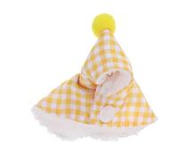 GANAZONO Parrot Warm Cloak Winter Bird Coat Plush Bird Clothing for Cockatiels and Parrots Soft and Adorable Plaid Design Essential Jacket for Outdoor Use