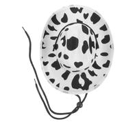 GANAZONO Pet Adjustable Sun Hat for Dogs and Cats Cow-print Cap for Parties and Photography Cool and Comfortable Pet Accessory