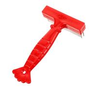 GANAZONO Pet Dog Grooming Rake Comb Moderate Stainless Steel Deshedding Tool for Cats and Dogs Easy to Clean Shedding Hair Remover for Hair Pets