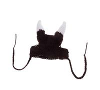 GANAZONO Pet Viking Pirate Hat for Cats and Dogs Soft Horns Costume Accessory for Halloween and Holiday Parties Fits Pets