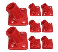 GANAZONO Plastic Broom Handle Connector Lightweight Sturdy Adapter 8pcs for Efficient Cleaning for Floor Cleaning Brush and Scrub Brush Joint at Home and Office