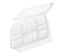 GANAZONO Plastic Reptile Egg Incubator Box with Transparent Lid for Hatching Gecko Lizards and Reptiles Lightweight Hatchery Tray for Breeding Observation