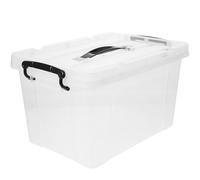 GANAZONO Plastic Storage Bin with Lid, Stackable Organizer under Bed