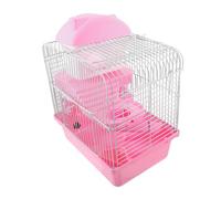 GANAZONO Plaza Hamster Cage Double-layer Hideout for Dwarf Hamsters Pet Cage Hammock Toys