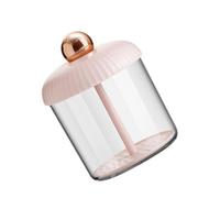 GANAZONO Portable Bubble Maker Face Wash Foaming Cup with Multi-hole Aeration Plate, Quick 5-second Bubble Cleansing Tool for Gentle Skin Care - Pink Gold