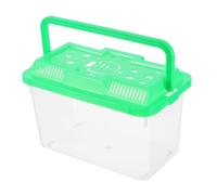 GANAZONO Portable Clear Aquarium Carrier Versatile Handled Pet Transport Box for Fish Turtles and Hamsters Easy to Clean Travel-friendly Design with Ventilation Turtle Sea Pattern