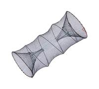 GANAZONO Portable Collapsible Crab Net Round Fishing Trap for Lobster Shrimp and Crawfish Durable Fishing Gear for Saltwater Freshwater Use Practical Design