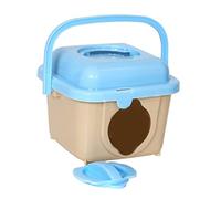 GANAZONO Portable Hamster Cage Lightweight Travel Carrier for Small Pets for Outdoor Adventures and Picnics Comfortable and Breathable Design Easy to Carry Anywhere Random Color