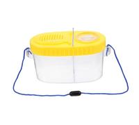 GANAZONO Portable Insect Observation Box with Magnifying Educational Explorer Viewer for Collecting Bugs Leaves and Minerals Yellow Random Bag Color Random Color