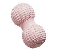 GANAZONO Portable Pink Massage Ball for Deep Tissue Muscle Relief Handheld Acupoint Massager for Neck Back Feet and Glutes Firm Texture for Yoga and Fitness