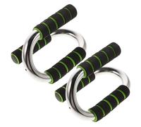 GANAZONO Portable S-shaped Push-up Frame for Home Gym Multipoint Gravity Distribution Push-up Bars for Chest and Arm Muscle Fitness Non-slip Metal Stands for Men and Women Random Color