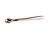 GANAZONO Practical Zinc Alloy Eye Cream Spoon for Eye Fatigue Relief and Massage Portable Beauty Tool for Daily Use and Enhancing Circulation Rose Golden