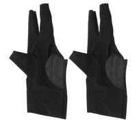 GANAZONO Protective Breathable Pool Gloves for Men Left Hand Three-Finger Elastic Billiard Gloves Designed for Sweaty Hands and Table Game Use