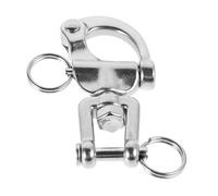 GANAZONO Quick Release Swivel Shackle Stainless Steel Snap Shackle Load Handpull Spring Lock for Sailboats Yachts Rigging Hardware