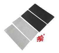 GANAZONO Quiet Hamster Running Wheel Replacement Mat Kit, Non-Slip Abrasive Grinding Pad Strip for Small Pet Exercise Wheel, Black Liner Pad for Hamster Nail Trimming