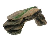 GANAZONO Realistic Turtle Habitat Climbing Platform Stable Resin Turtle Cave for Terrariums and Aquariums Lifelike Reptile Resting Shelter with Craftsmanship for Basking and Hiding