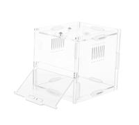 GANAZONO Reptile Cases Tarantula Terrarium Reptile Terrarium Hatching Container Pet Keeping Boxes Spider Breeding Habitat Hatching Container Transparent