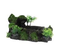 GANAZONO Reptile Feeding Dish and Water Bowl Natural Color Design for Tortoise and Lizard Convenient Food and Water for Pet Terrariums and Aquariums