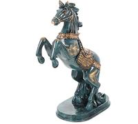 GANAZONO Resin Standing Horse Sculpture Decorative Artware for Home Office and Restaurant Decor Unique Horse Figurine Ornament for Collectors
