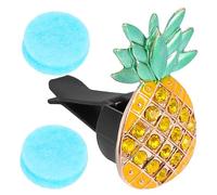 GANAZONO Rhinestone Car Vent Air Freshener Clip Perfume Decor Aromatherapy Diffuser for Car