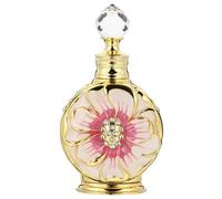 GANAZONO Rose Flower Glass Essential Oil Dispenser Bottle 12ml Red