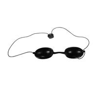 GANAZONO Safety Eye Patch Protective Eyewear for LED Treatment Cosmetic Procedures and Teeth Comfortable Black UV Light Eye Mask