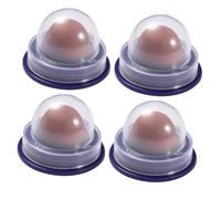 GANAZONO Salmon Flavor Cat Licking Candy 4pcs Pack Catnip Ball Chew Toys Edible Snack for Indoor Cats and Kittens Nutritional Pet Treats